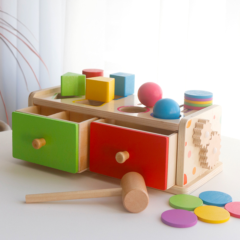 Kids Toys Drawers - Деревянная развивающая игрушка Монтессори для детей: