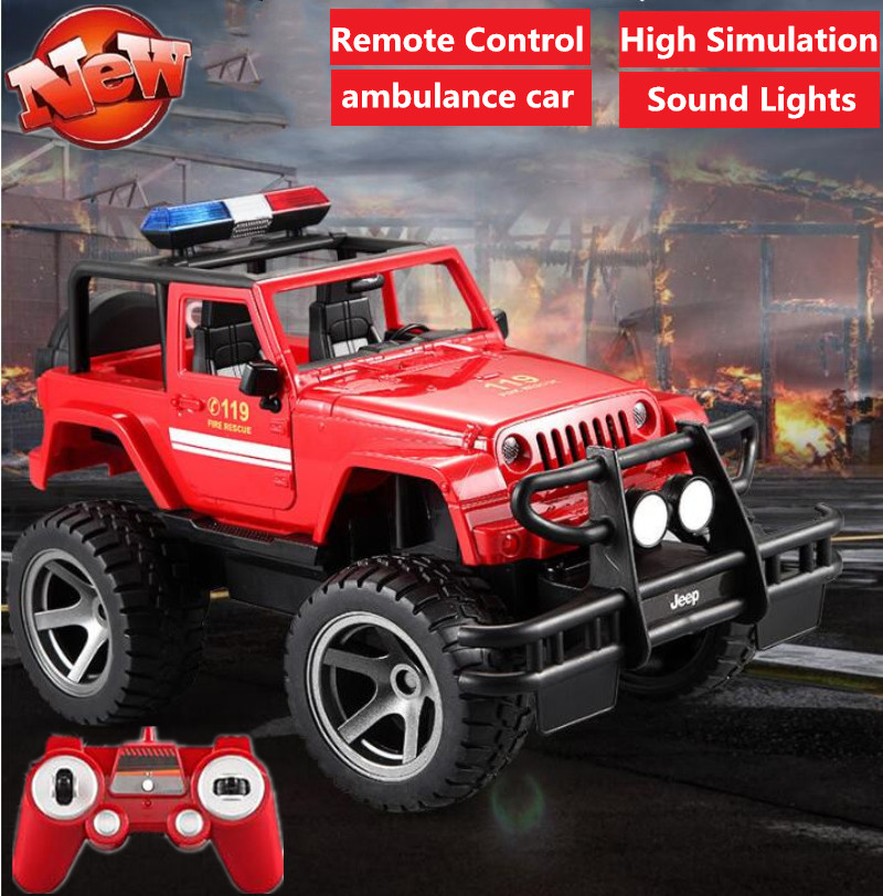 Kids Toys Under 50 - Большой радиоуправляемый автомобиль скорой помощи 2.4G