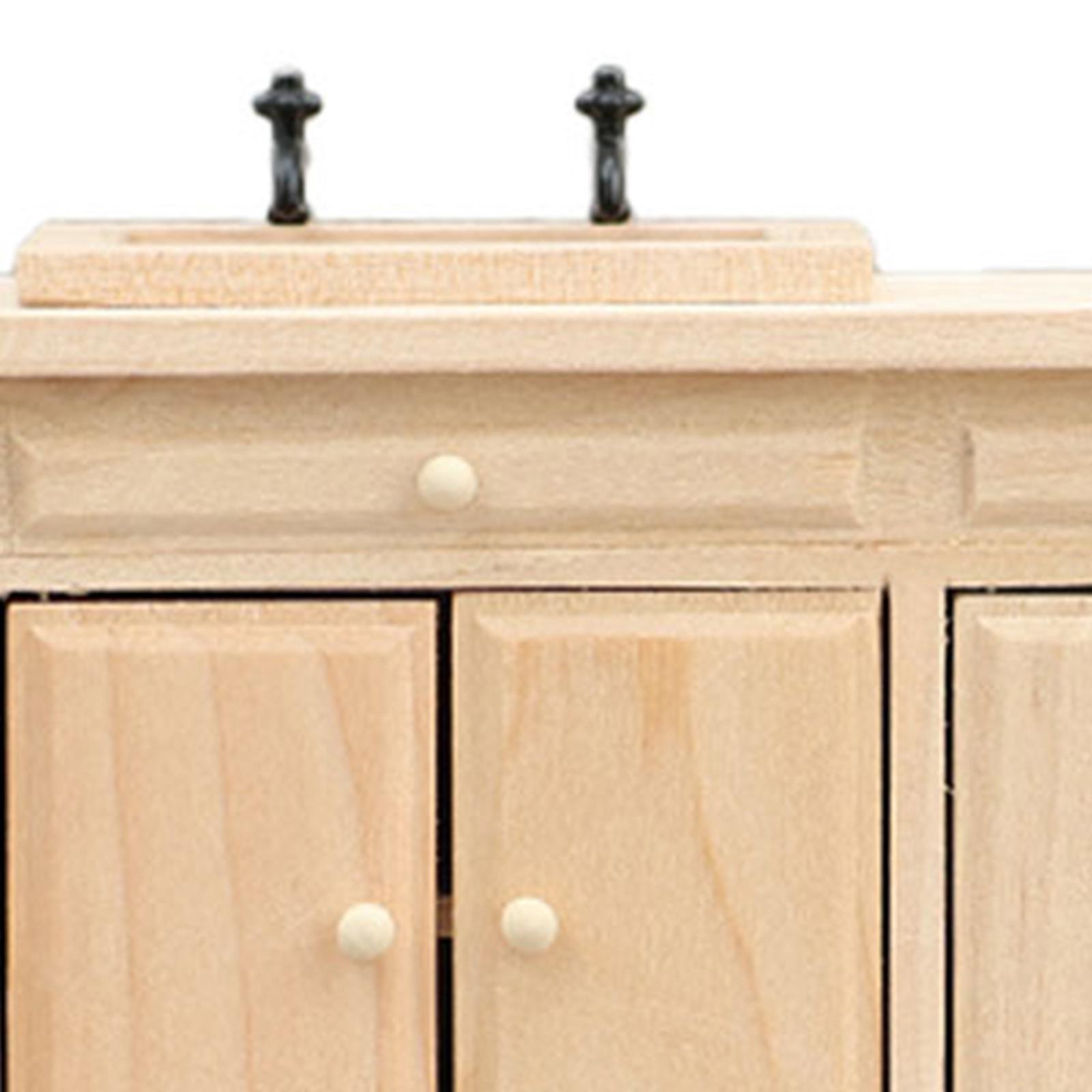 Kids Toys Drawers - Миниатюрный игрушечный домик: портативная кухонная мебель,