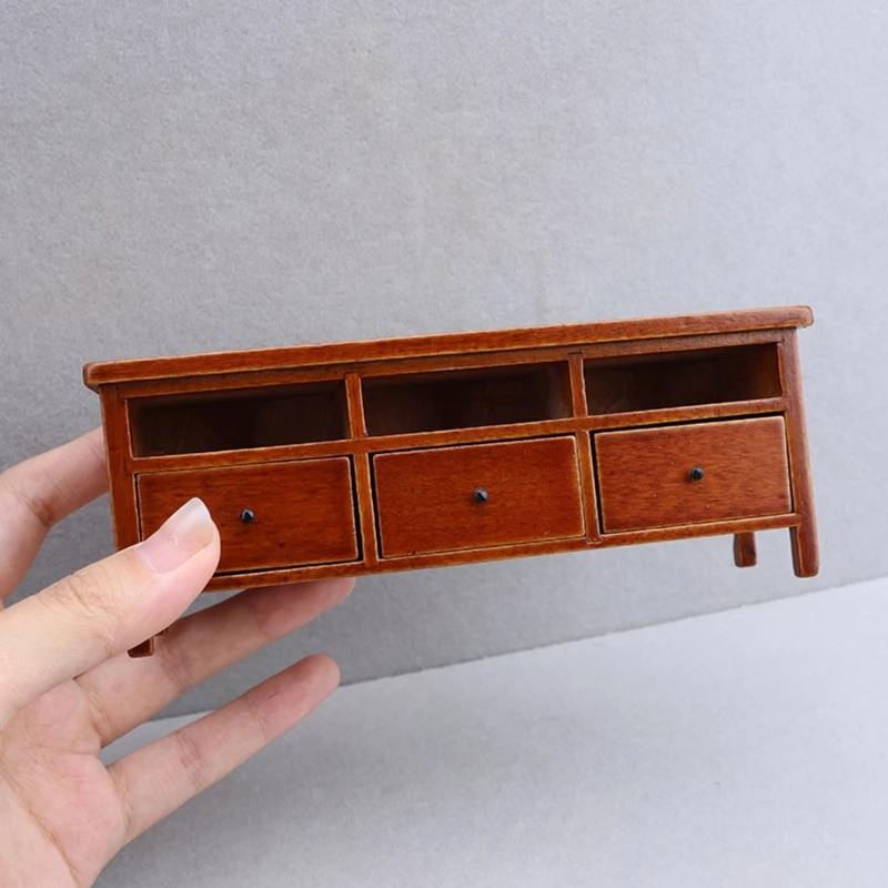 1/12 кукольный домик, ТВ-шкаф, – обзор и цена Kids Toys Drawers