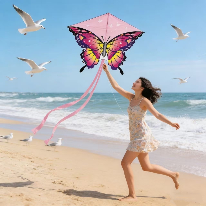 Воздушные змеи-бабочки 140 см  – обзор и цена Kite Wind Outdoor