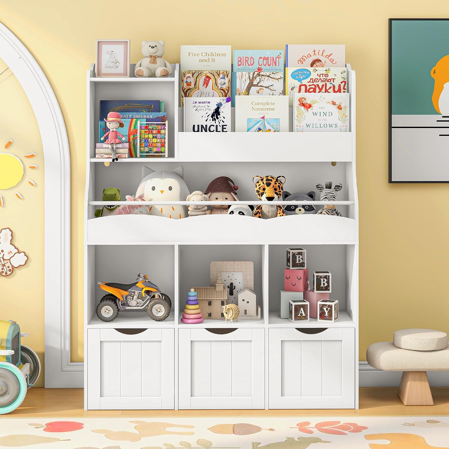 Детская книжная полка 51,18 дю – обзор и цена Kids Toys Drawers