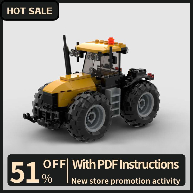 Новый 153 шт. Moc трактор Jcb  – обзор и цена Kids Toys Jcb